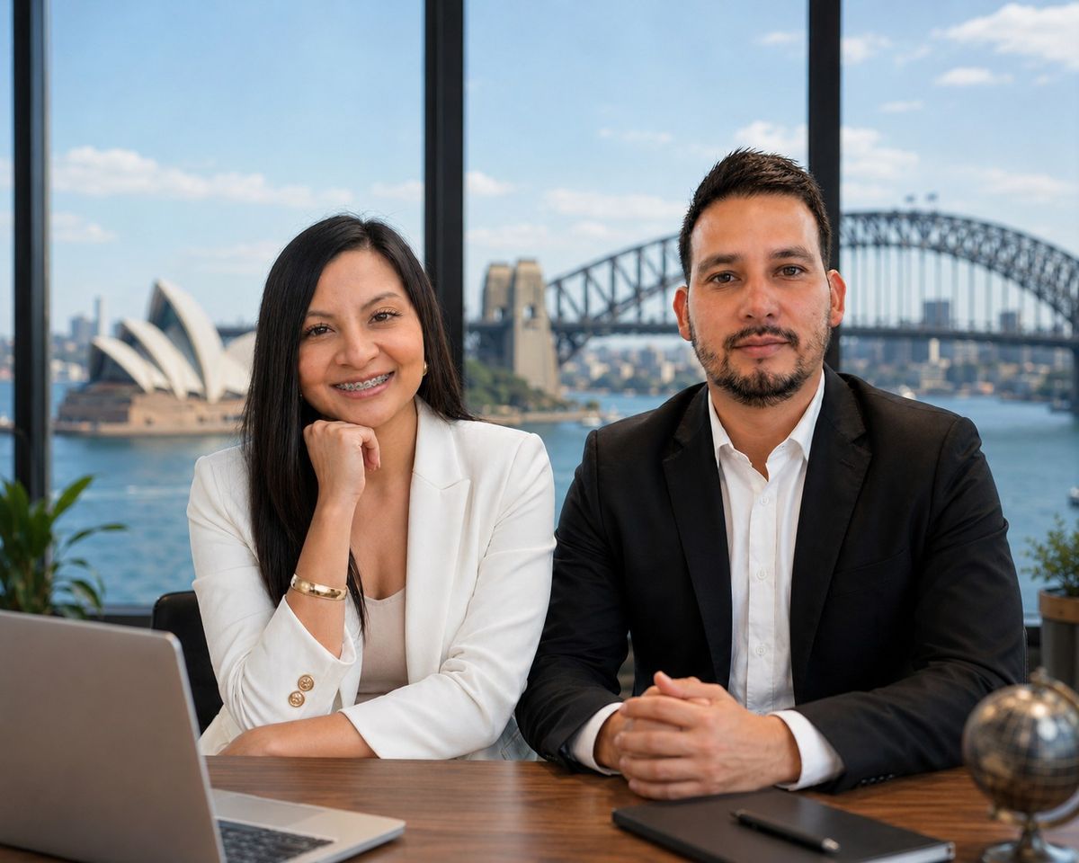 Andrés y Lina, fundadores de LEM, asesores para estudiar y trabajar en Australia